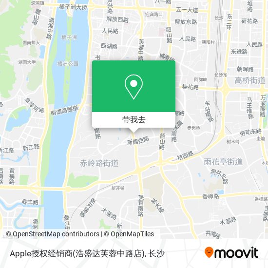 Apple授权经销商(浩盛达芙蓉中路店)地图