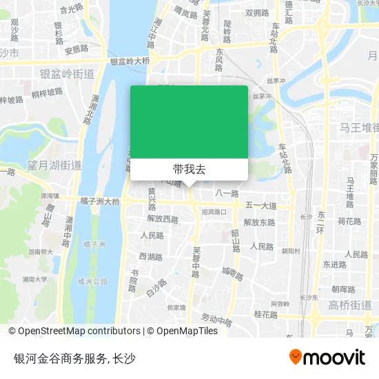 银河金谷商务服务地图