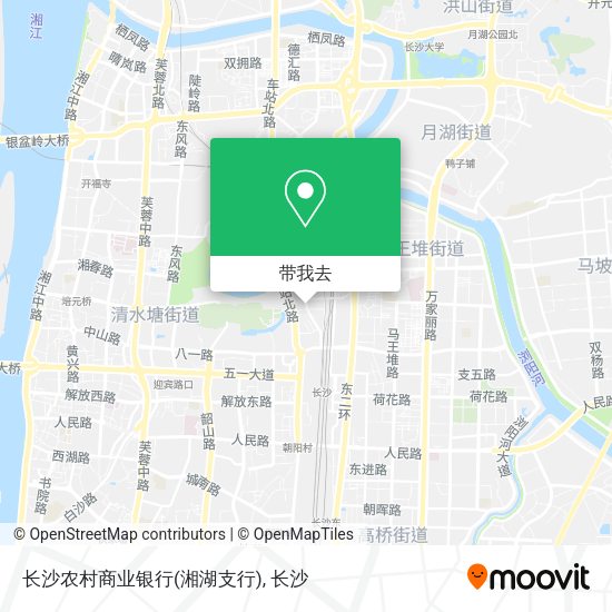 长沙农村商业银行(湘湖支行)地图
