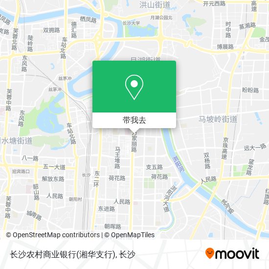 长沙农村商业银行(湘华支行)地图
