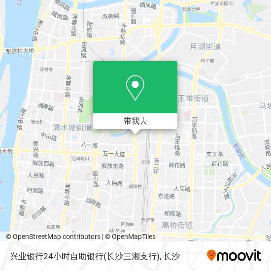 兴业银行24小时自助银行(长沙三湘支行)地图
