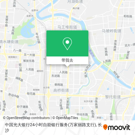 中国光大银行24小时自助银行服务(万家丽路支行)地图