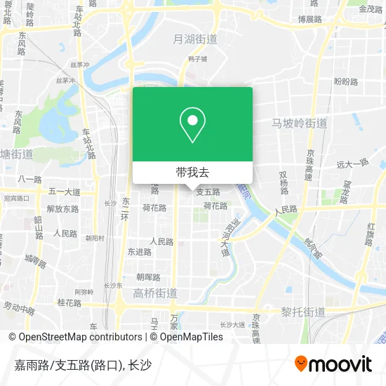 嘉雨路/支五路(路口)地图
