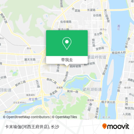卡末瑜伽(河西王府井店)地图