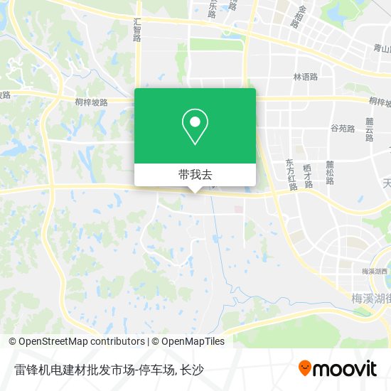 雷锋机电建材批发市场-停车场地图