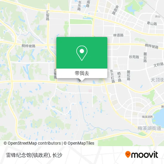 雷锋纪念馆(镇政府)地图