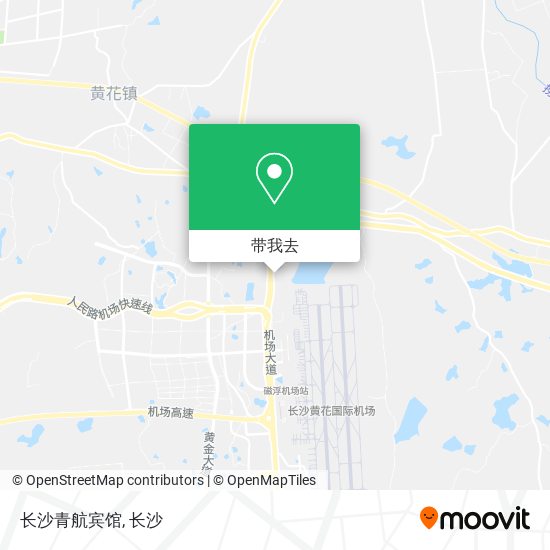 长沙青航宾馆地图