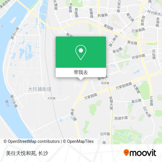 美往天悦和苑地图