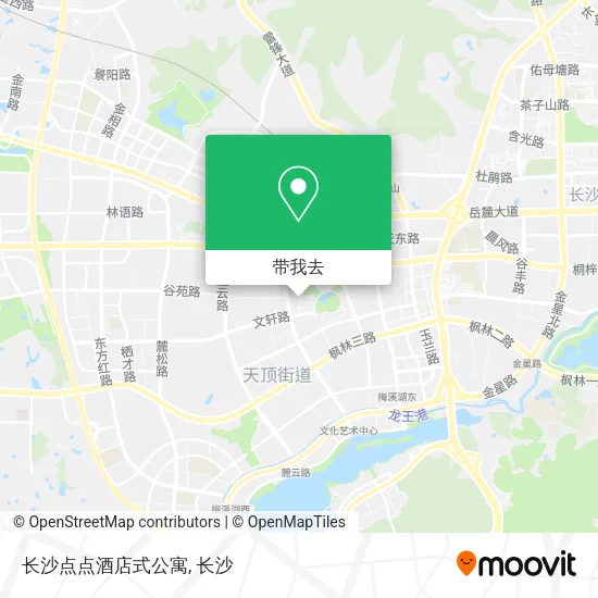 长沙点点酒店式公寓地图