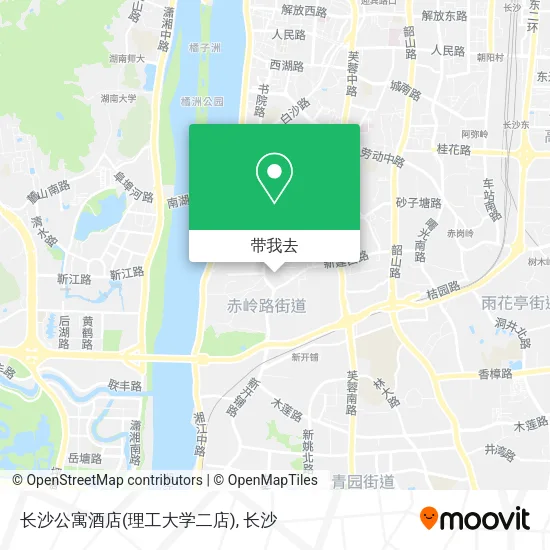 长沙公寓酒店(理工大学二店)地图