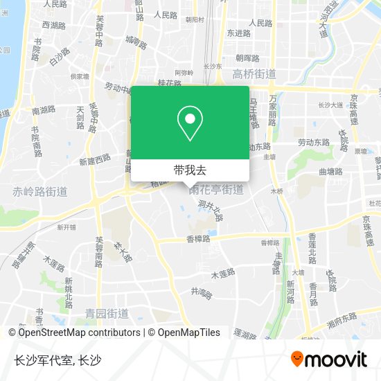 长沙军代室地图