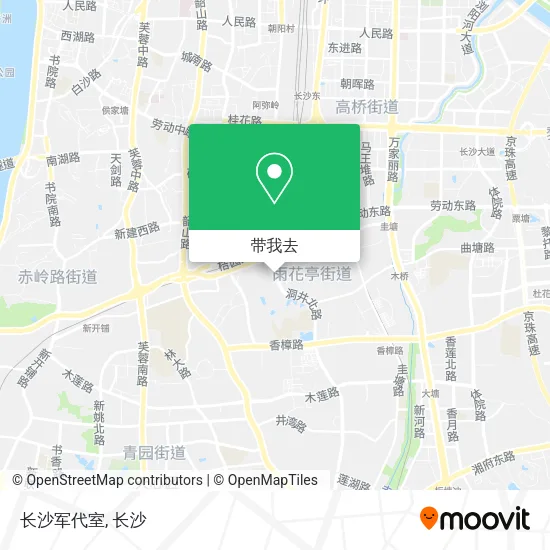 长沙军代室地图