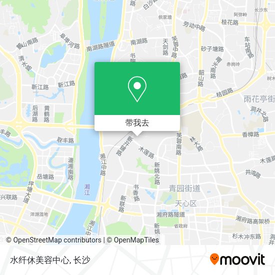 水纤休美容中心地图