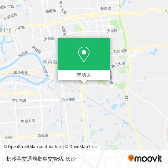 长沙县交通局榔梨交管站地图