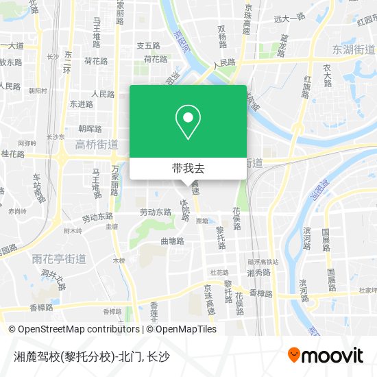 湘麓驾校(黎托分校)-北门地图