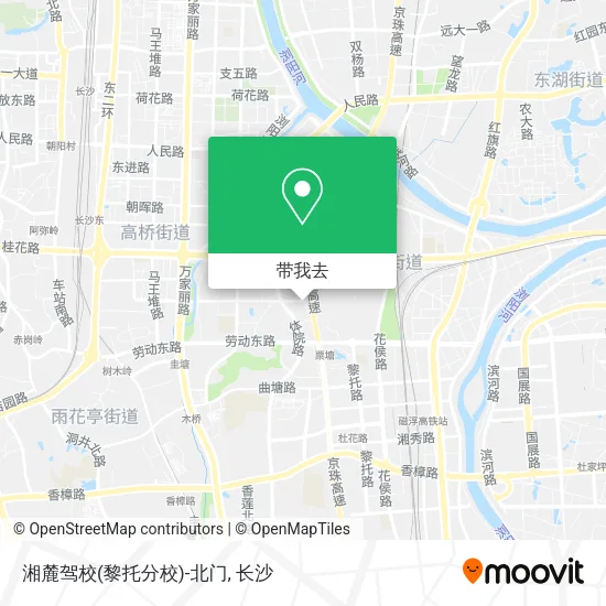 湘麓驾校(黎托分校)-北门地图