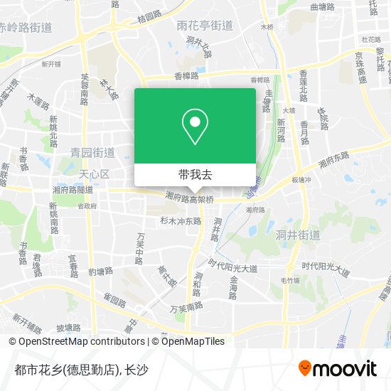 都市花乡(德思勤店)地图