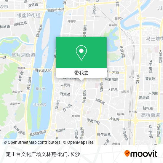 定王台文化广场文林苑-北门地图