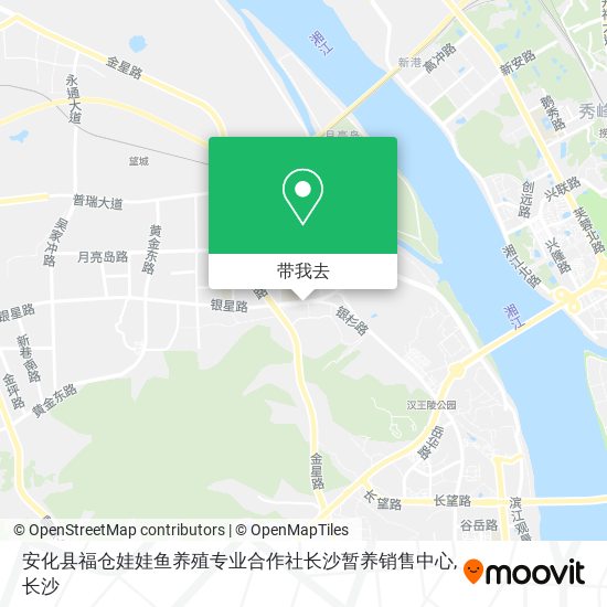 安化县福仓娃娃鱼养殖专业合作社长沙暂养销售中心地图