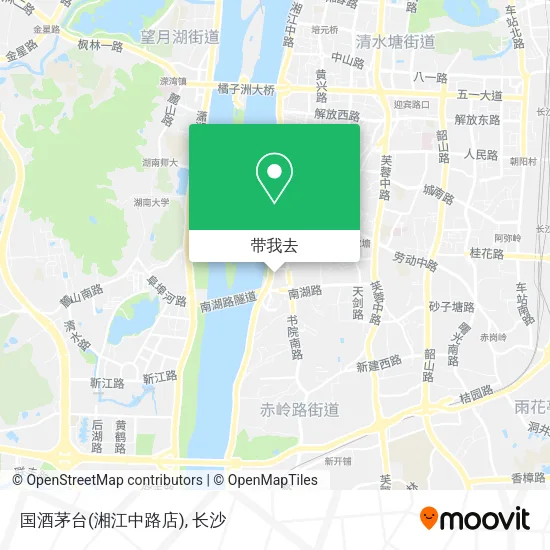国酒茅台(湘江中路店)地图