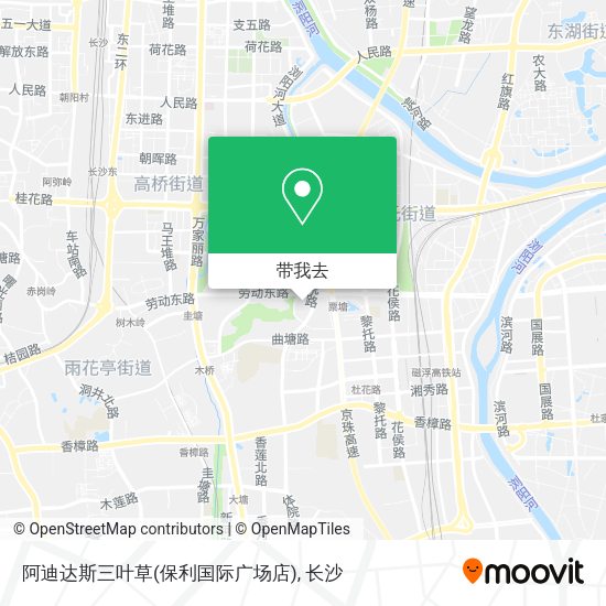 阿迪达斯三叶草(保利国际广场店)地图