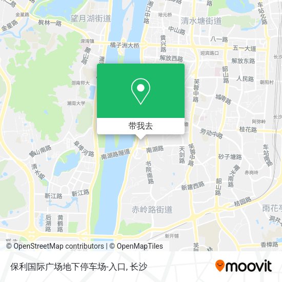 保利国际广场地下停车场-入口地图