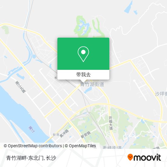 青竹湖畔-东北门地图