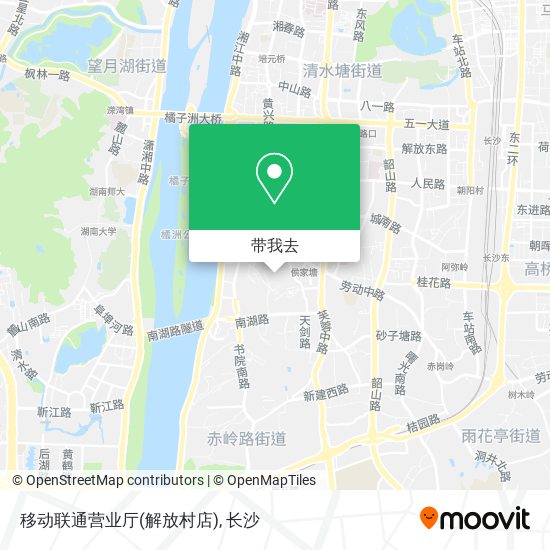 移动联通营业厅(解放村店)地图