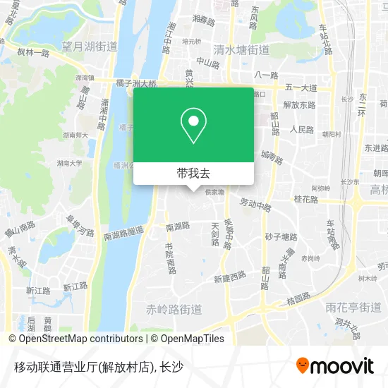 移动联通营业厅(解放村店)地图