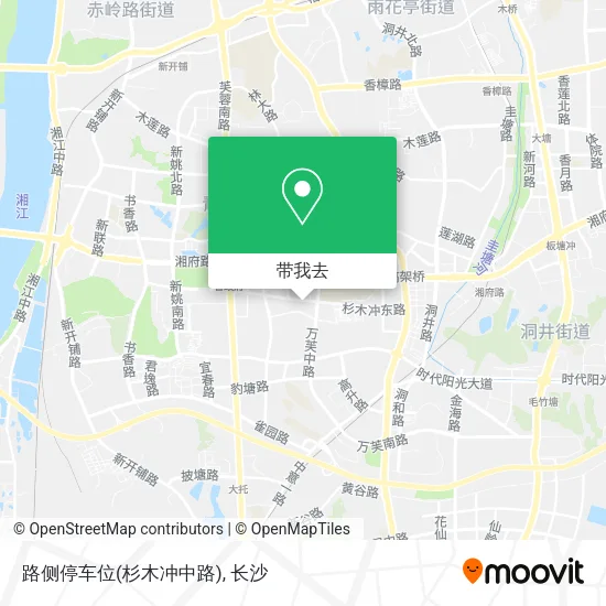 路侧停车位(杉木冲中路)地图