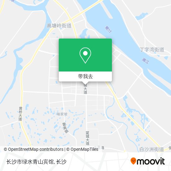 长沙市绿水青山宾馆地图