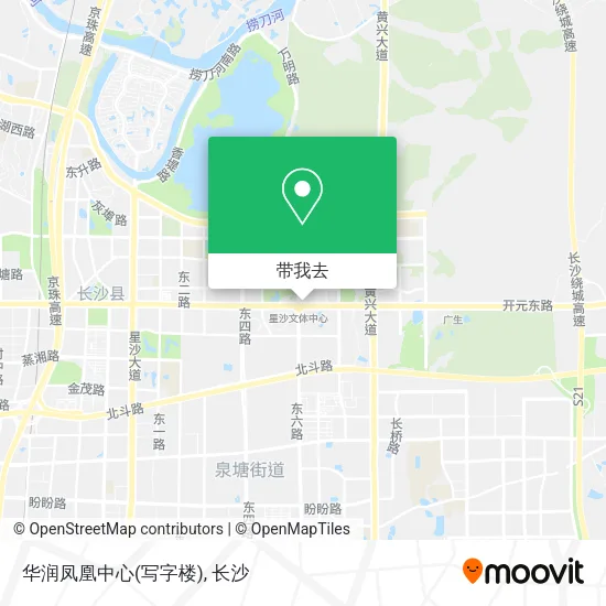 华润凤凰中心(写字楼)地图
