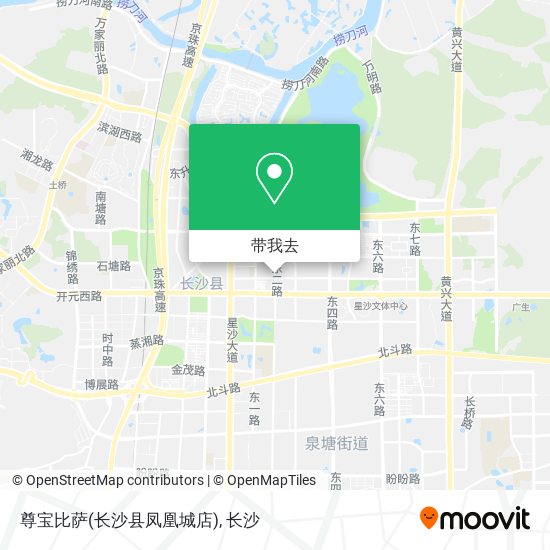 尊宝比萨(长沙县凤凰城店)地图