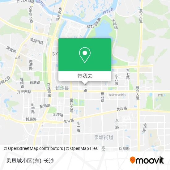 凤凰城小区(东)地图