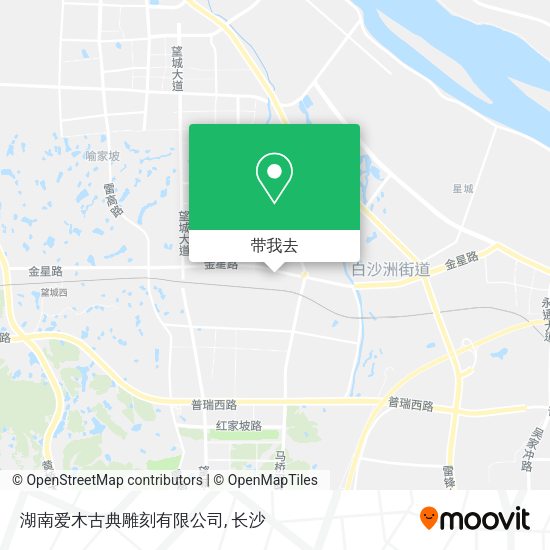 湖南爱木古典雕刻有限公司地图