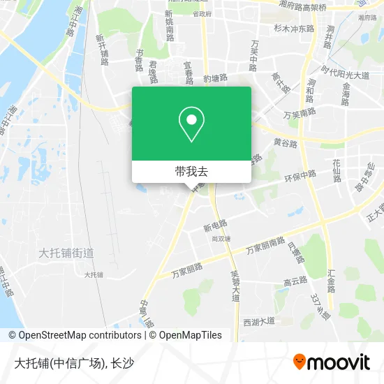 大托铺(中信广场)地图