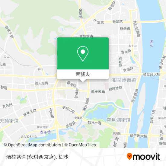 清荷茶舍(永琪西京店)地图