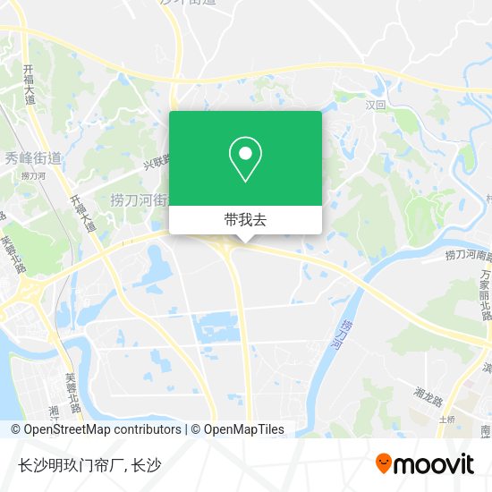 长沙明玖门帘厂地图