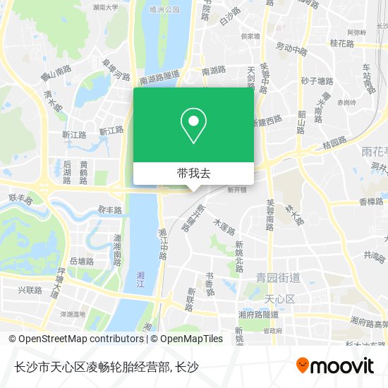 长沙市天心区凌畅轮胎经营部地图
