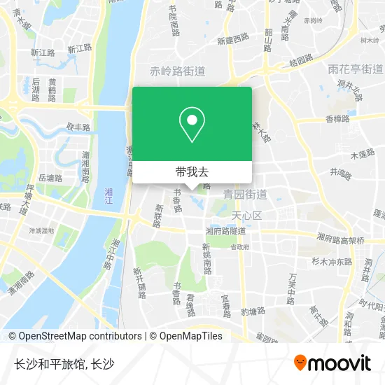 长沙和平旅馆地图