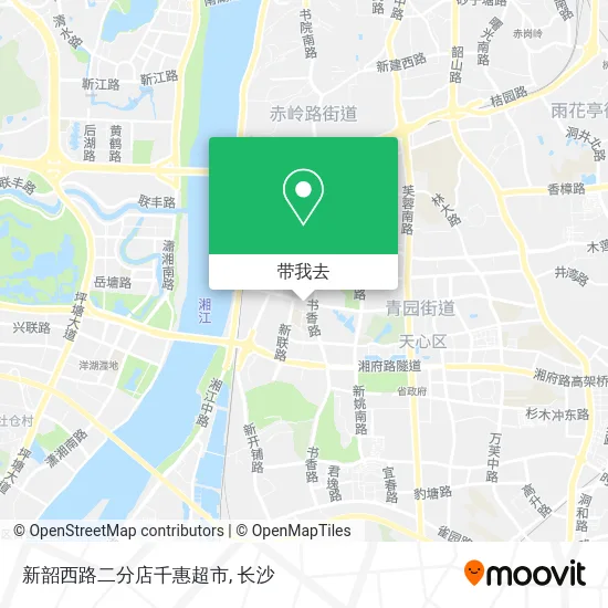新韶西路二分店千惠超市地图