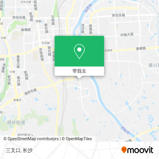 三叉口地图