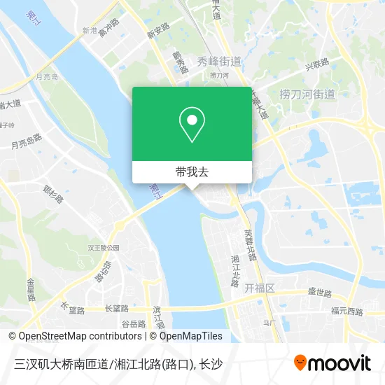 三汊矶大桥南匝道/湘江北路(路口)地图