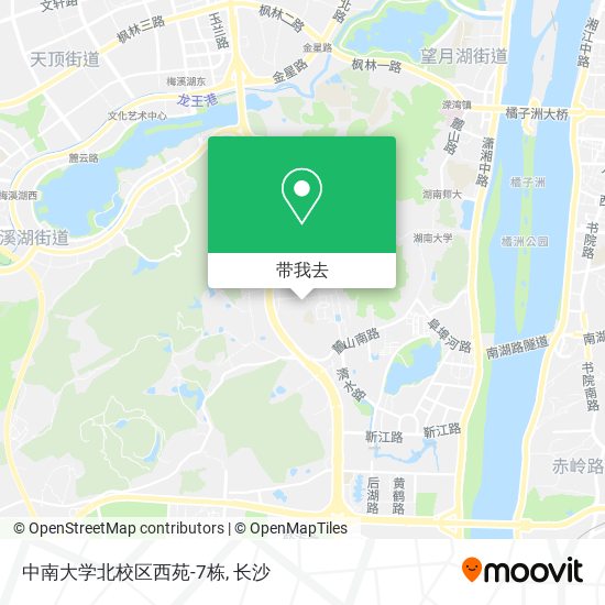 中南大学北校区西苑-7栋地图