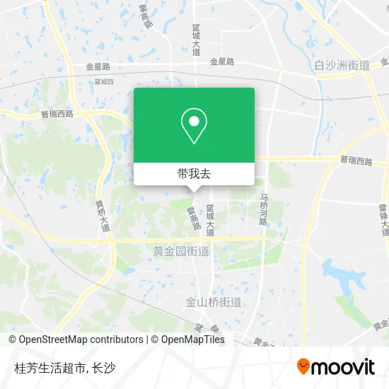 桂芳生活超市地图