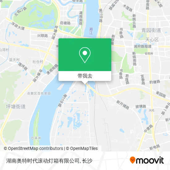 湖南奥特时代滚动灯箱有限公司地图