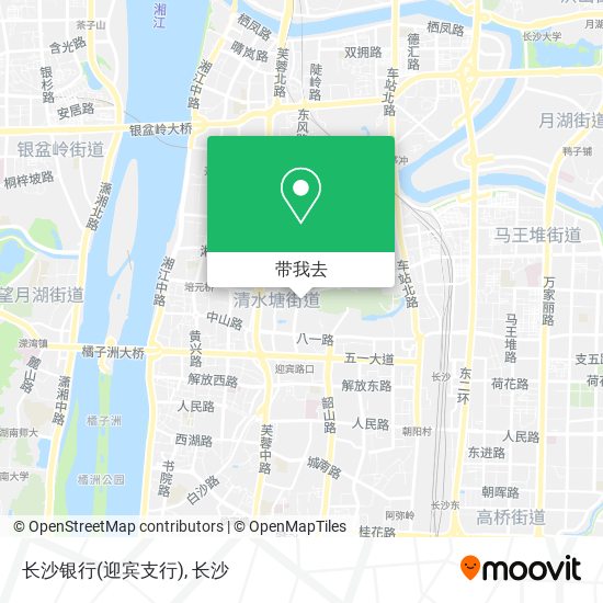 长沙银行(迎宾支行)地图