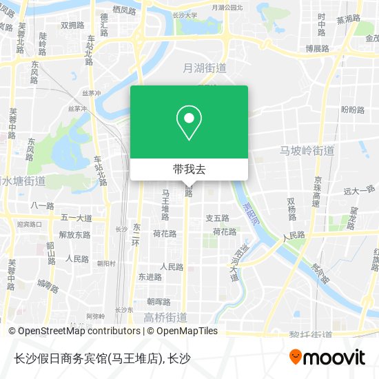 长沙假日商务宾馆(马王堆店)地图