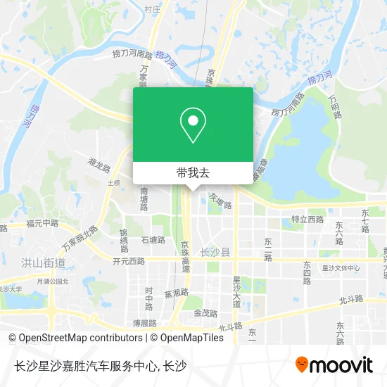 长沙星沙嘉胜汽车服务中心地图