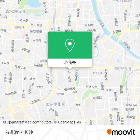 前进酒业地图